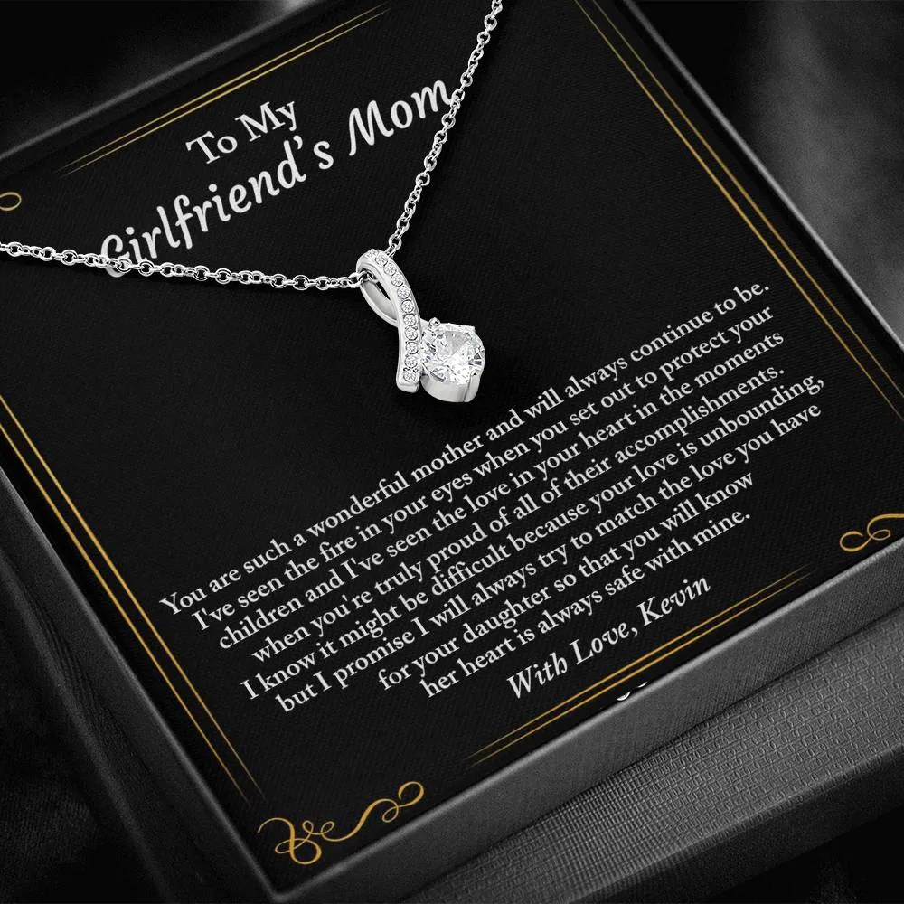 Girlfriend Mom Necklace, Gift for Girlfriends Mom, Girlfriend Mom's Gift, Gift for Girlfriend's Mother, Birthday Gift, Mother's Day Gifts