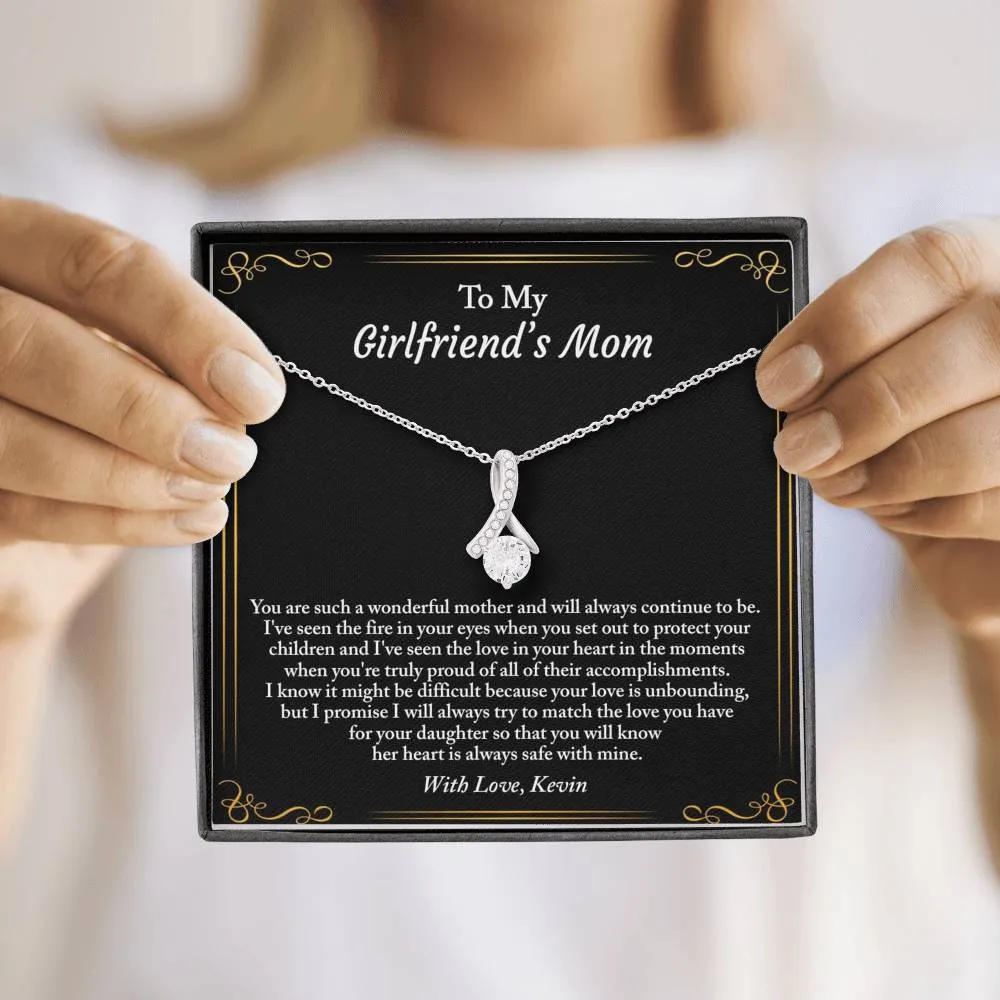 Girlfriend Mom Necklace, Gift for Girlfriends Mom, Girlfriend Mom's Gift, Gift for Girlfriend's Mother, Birthday Gift, Mother's Day Gifts