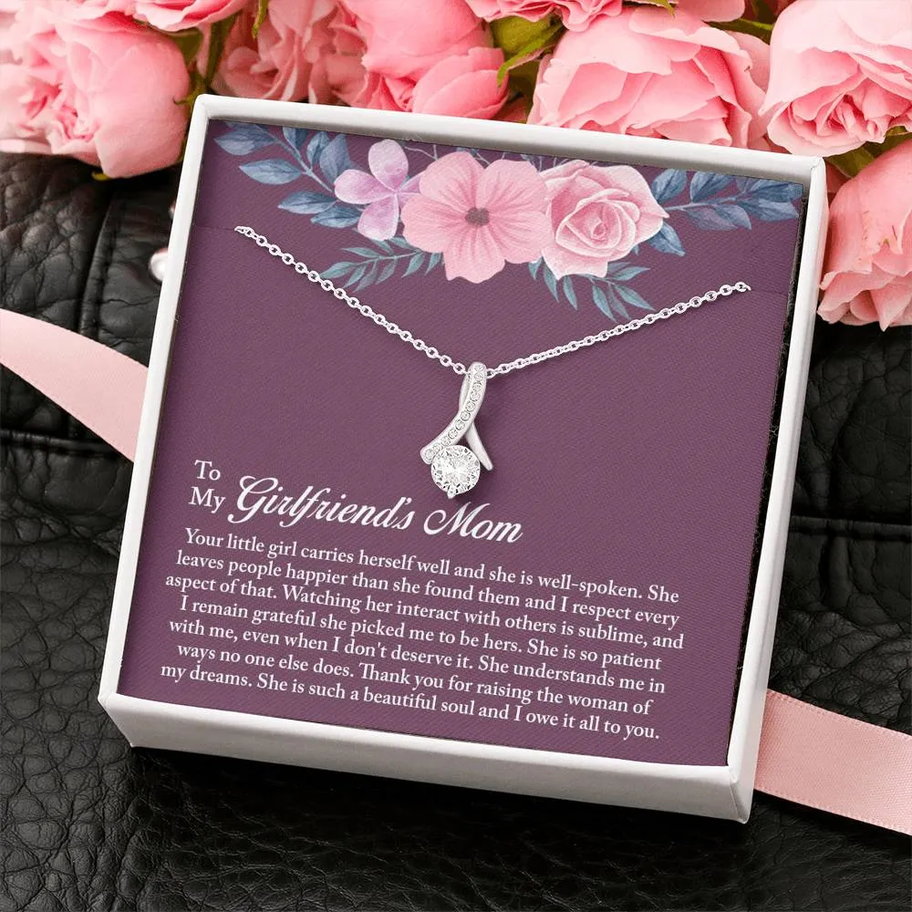 Girlfriend Mom Necklace, Gift for Girlfriends Mom, Girlfriend Mom's Gift, Gift for Girlfriend's Mother, Birthday Gift, Mother's Day Gifts
