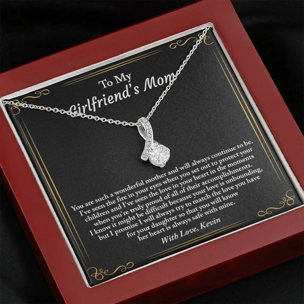 Girlfriend Mom Necklace, Gift for Girlfriends Mom, Girlfriend Mom's Gift, Gift for Girlfriend's Mother, Birthday Gift, Mother's Day Gifts