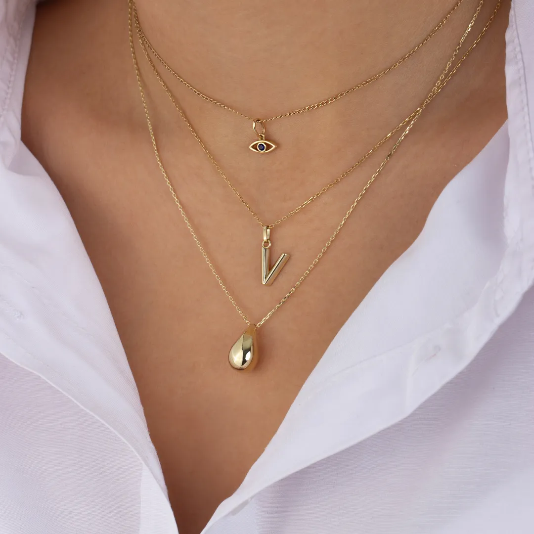 Gold Drop Necklace