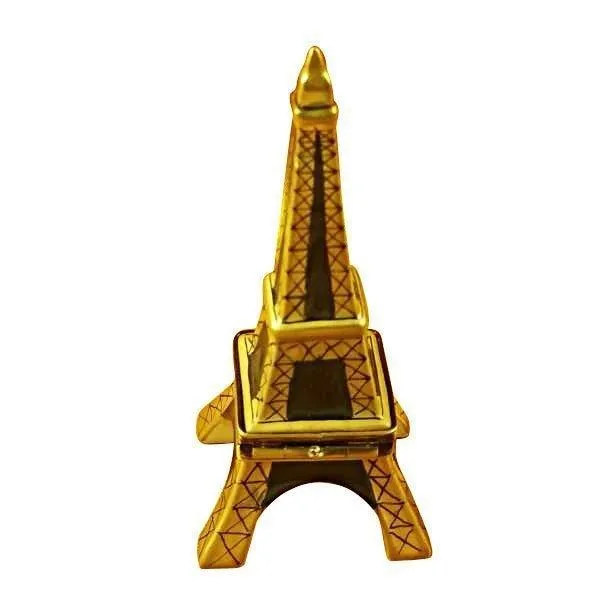 Gold Eiffel Tower limoges box