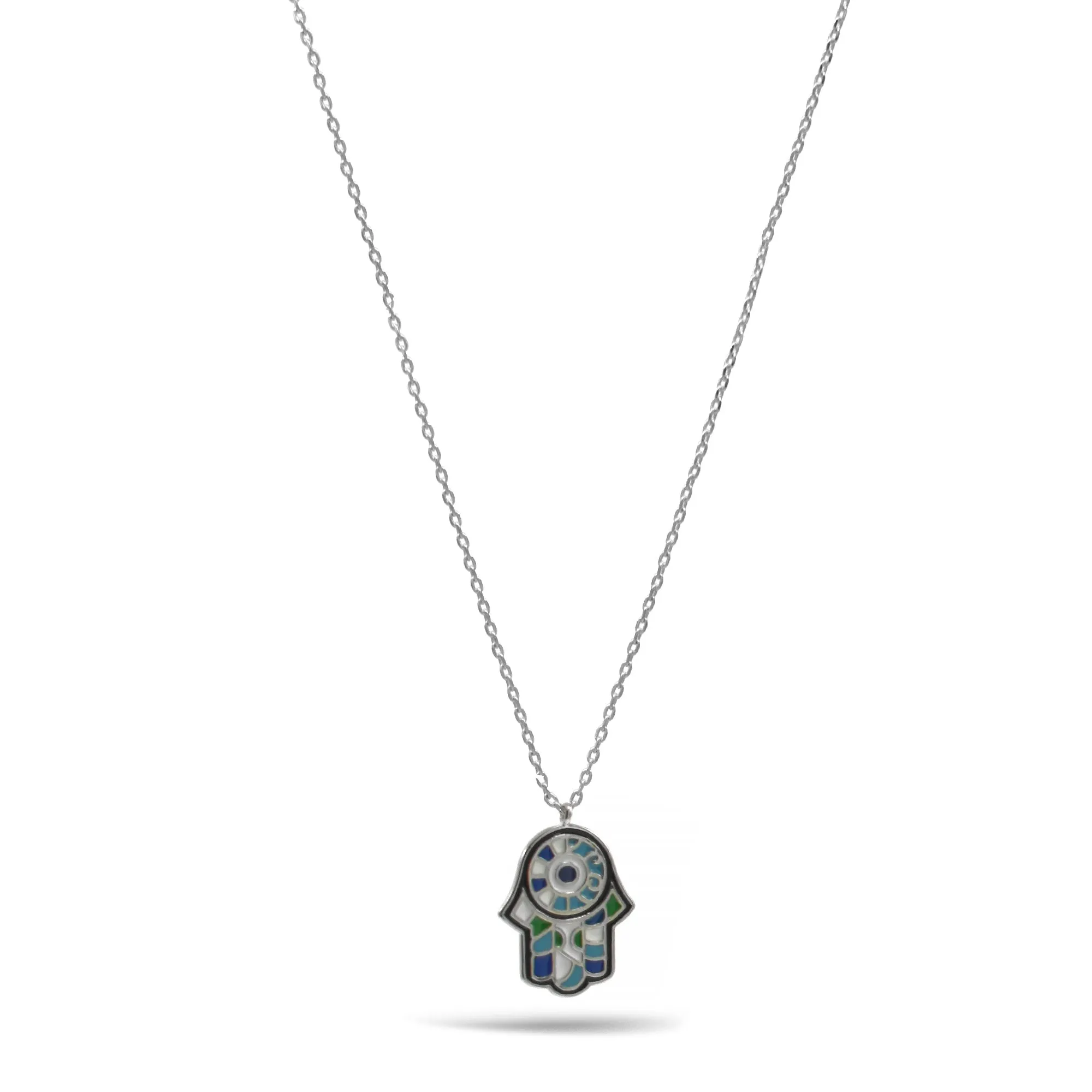 Gold Hamsa pendant Necklace #HNN90872R(LF13)