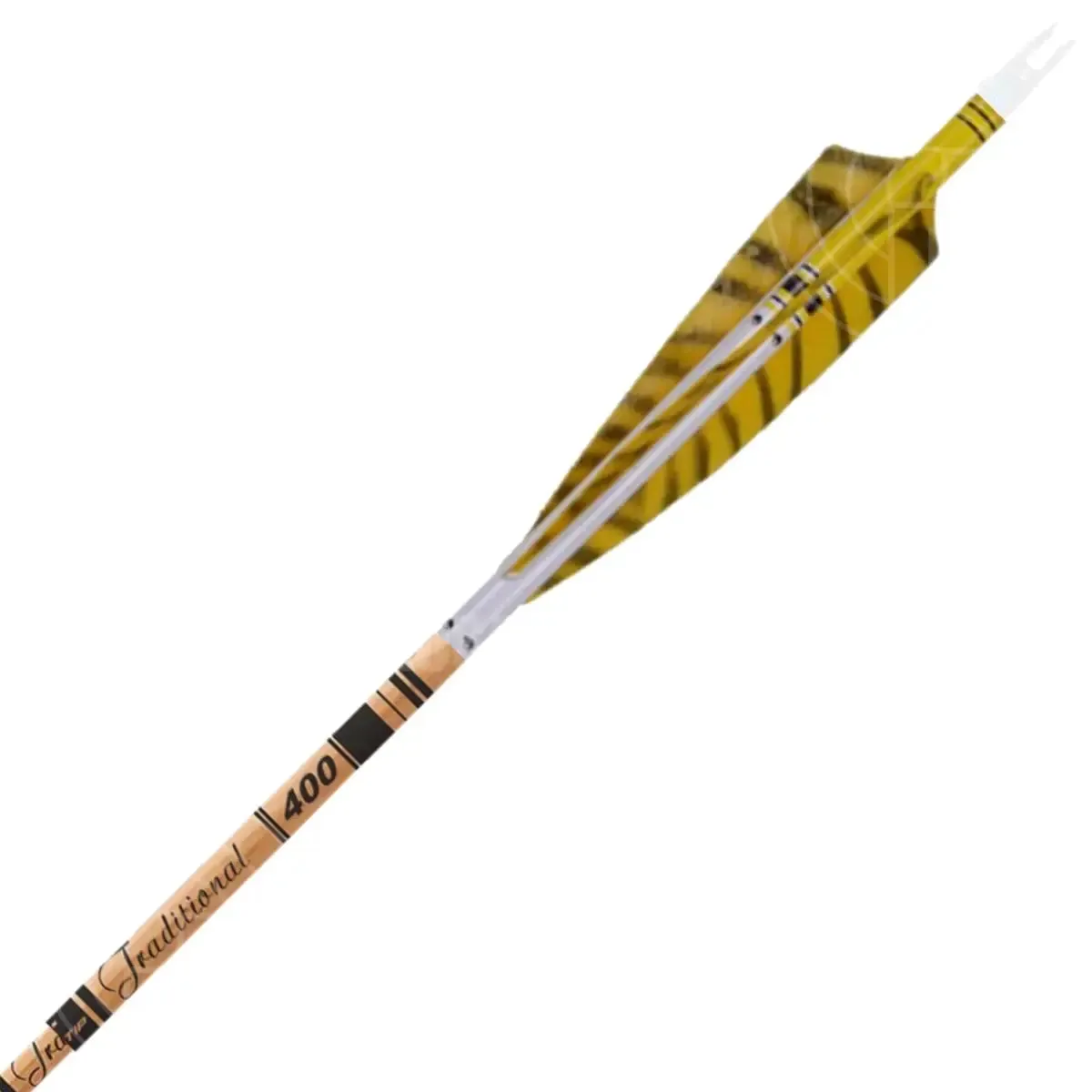Gold Tip Traditional Feather Fletched Arrows (6 Pk)