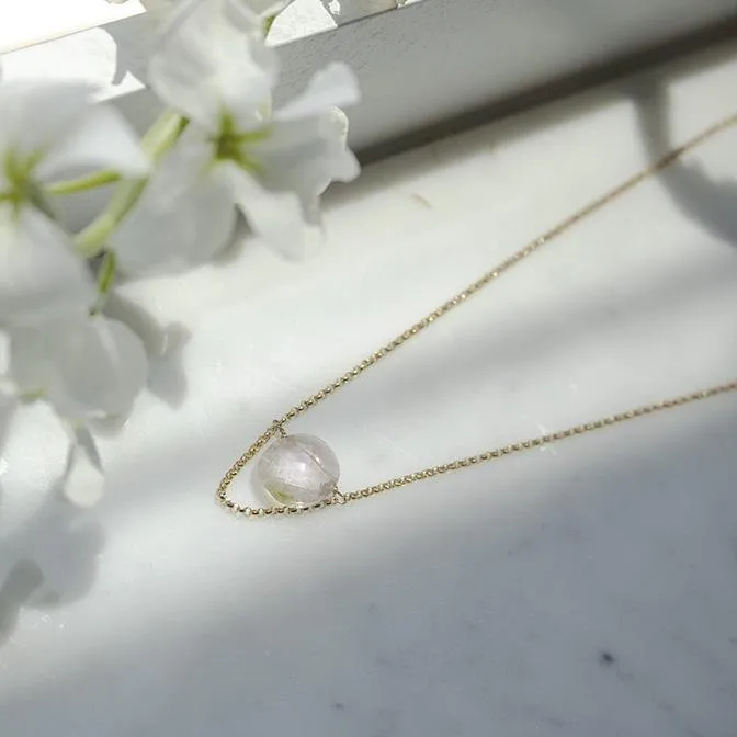 Gold Tourmaline Pendant