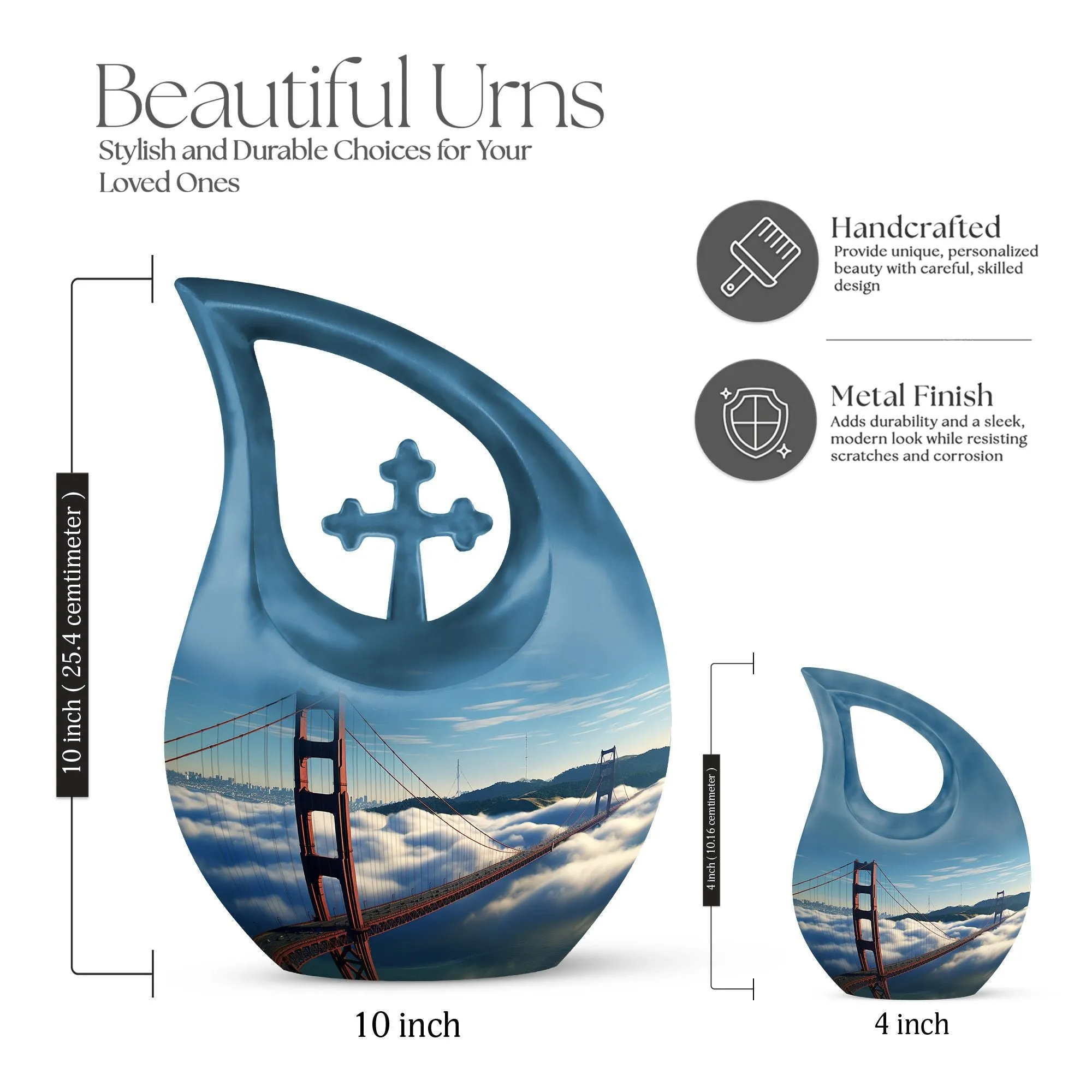 Golden Gate Bridge Urn: Unique Memorial Tribute