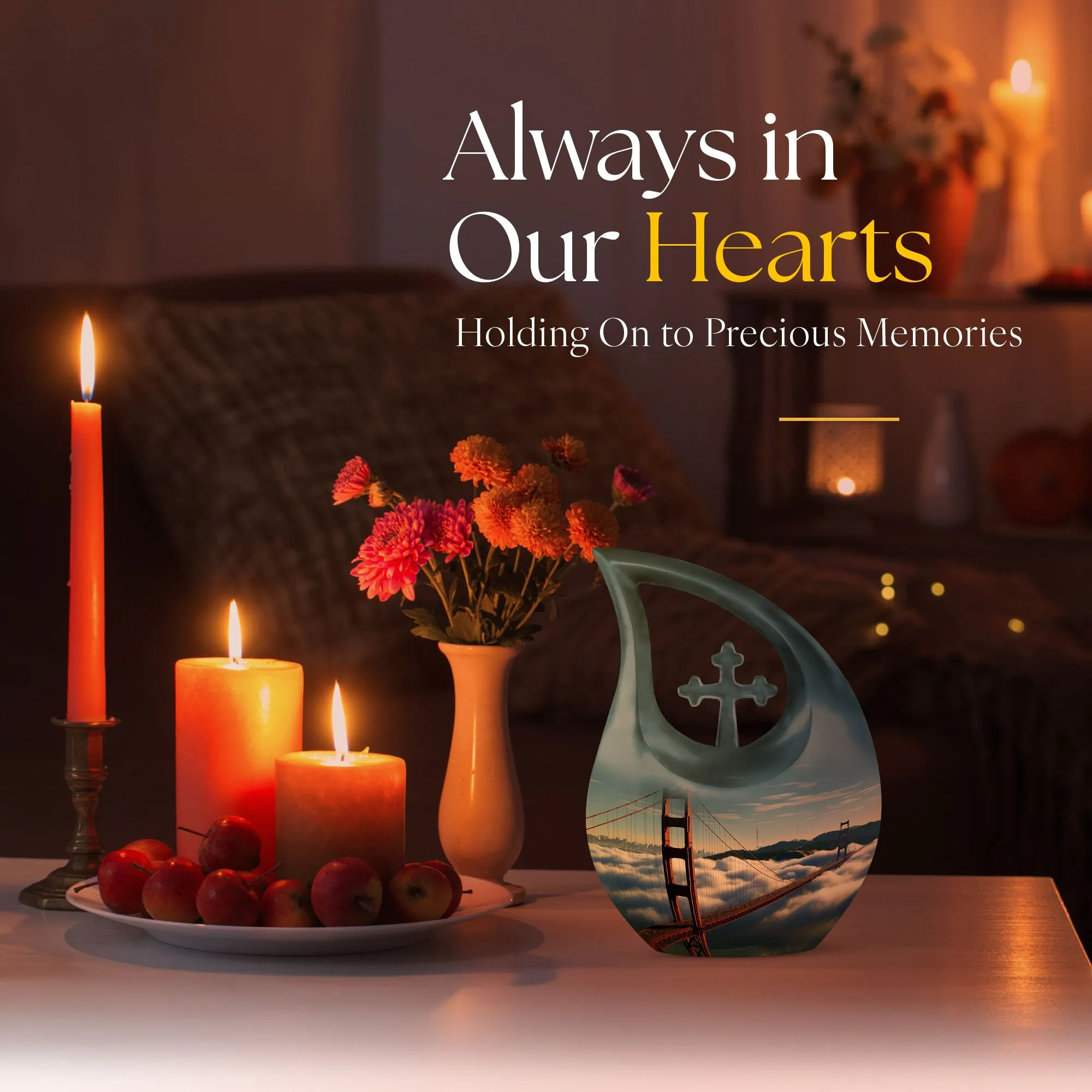 Golden Gate Bridge Urn: Unique Memorial Tribute
