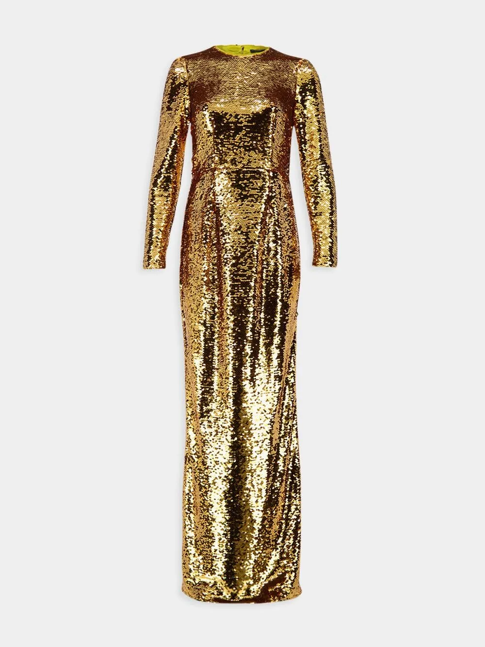 Golden Sequined Mermaid Gown