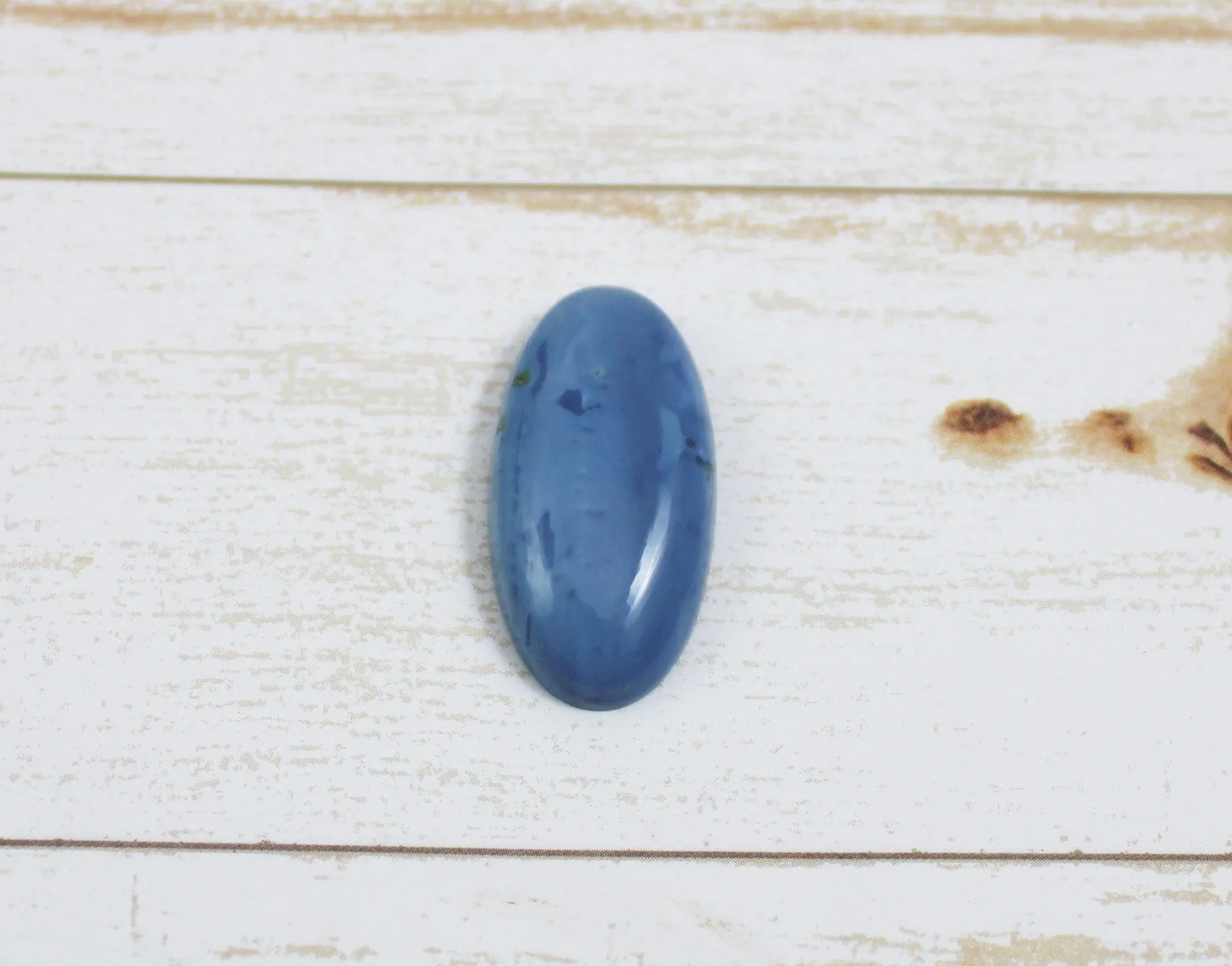 Grade A Blue Opal Cabochon