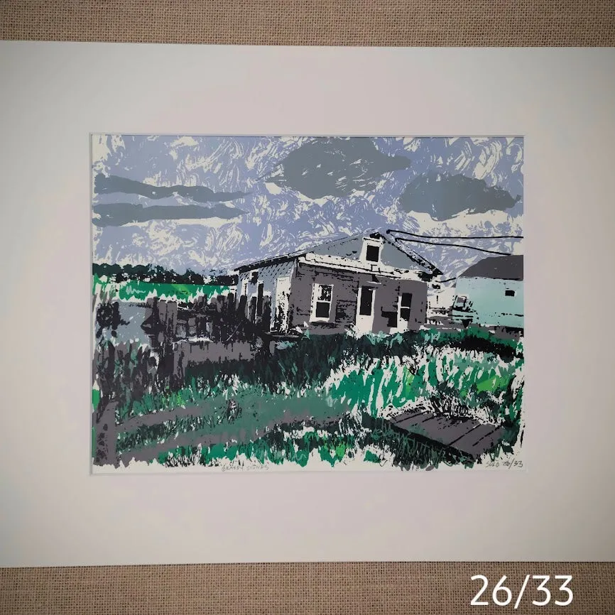 Grassy Sounds Serigraph
