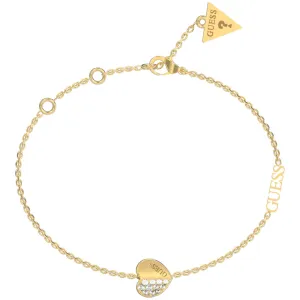 Guess Lovely Heart Gold Bracelet