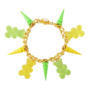 Gummy bear spike bracelet