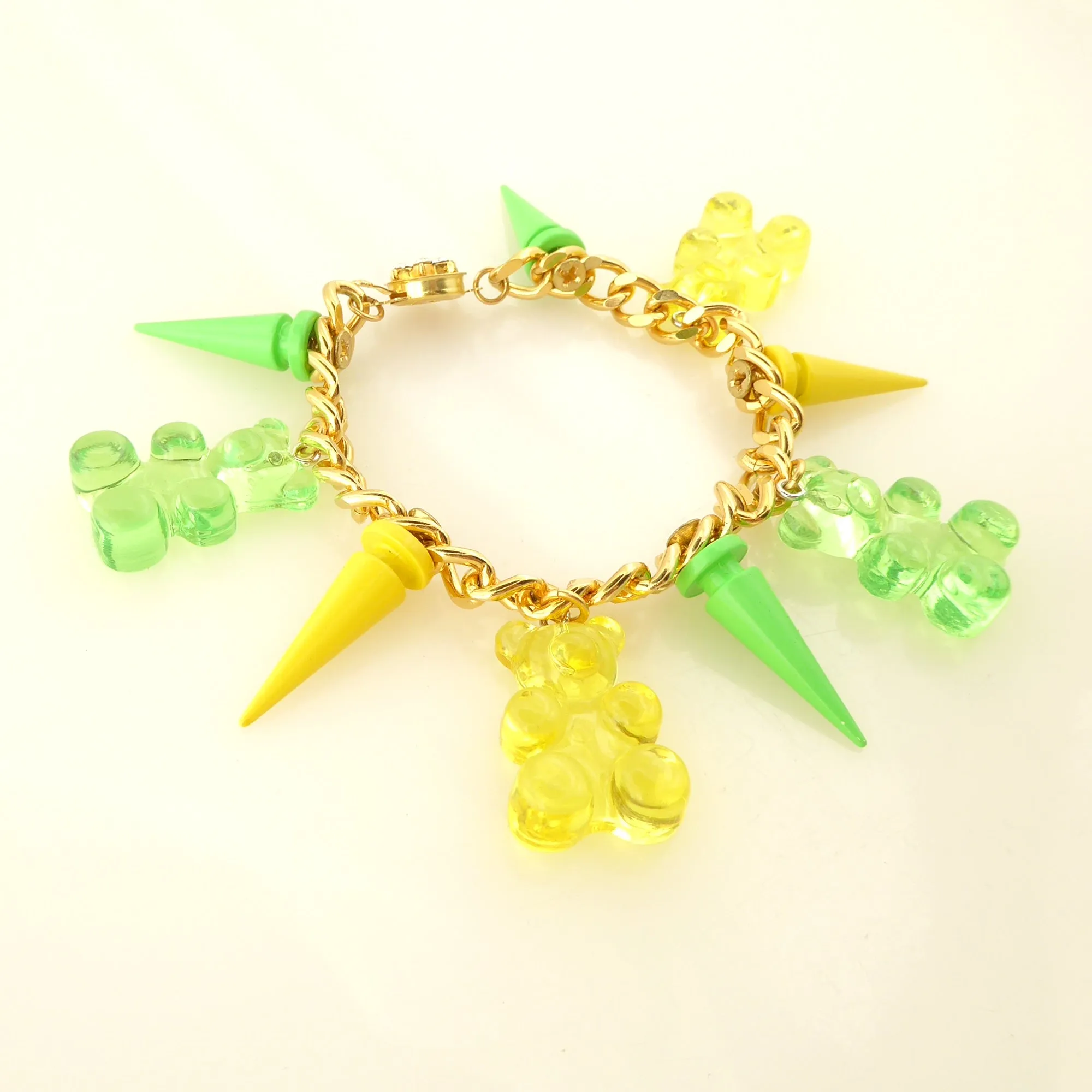 Gummy bear spike bracelet