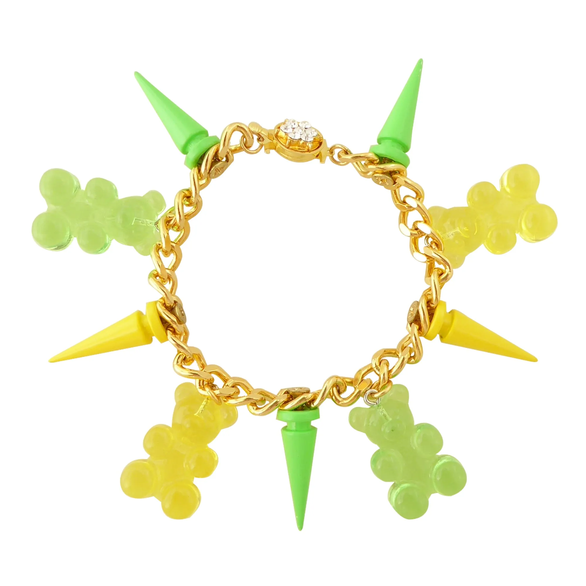 Gummy bear spike bracelet