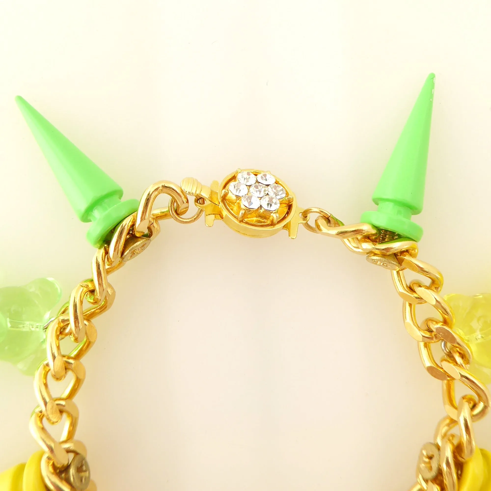 Gummy bear spike bracelet