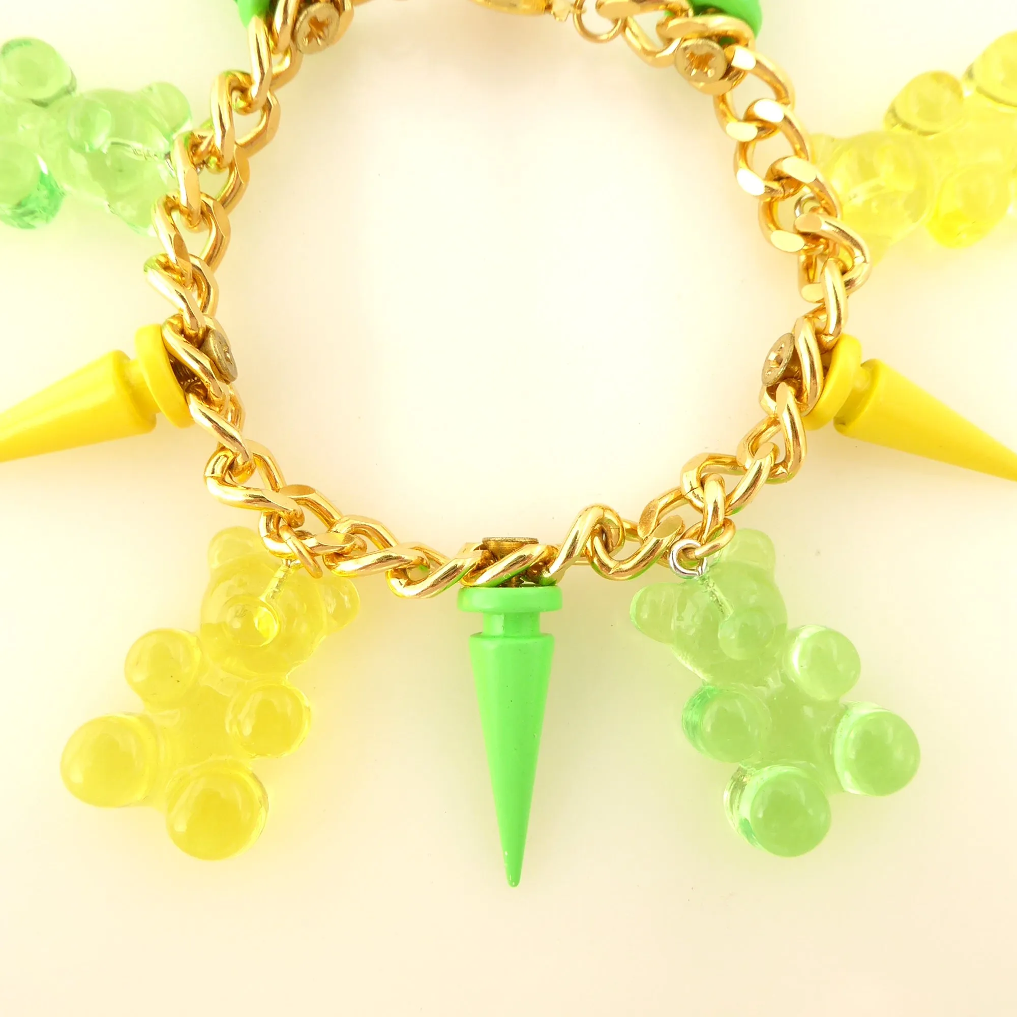 Gummy bear spike bracelet
