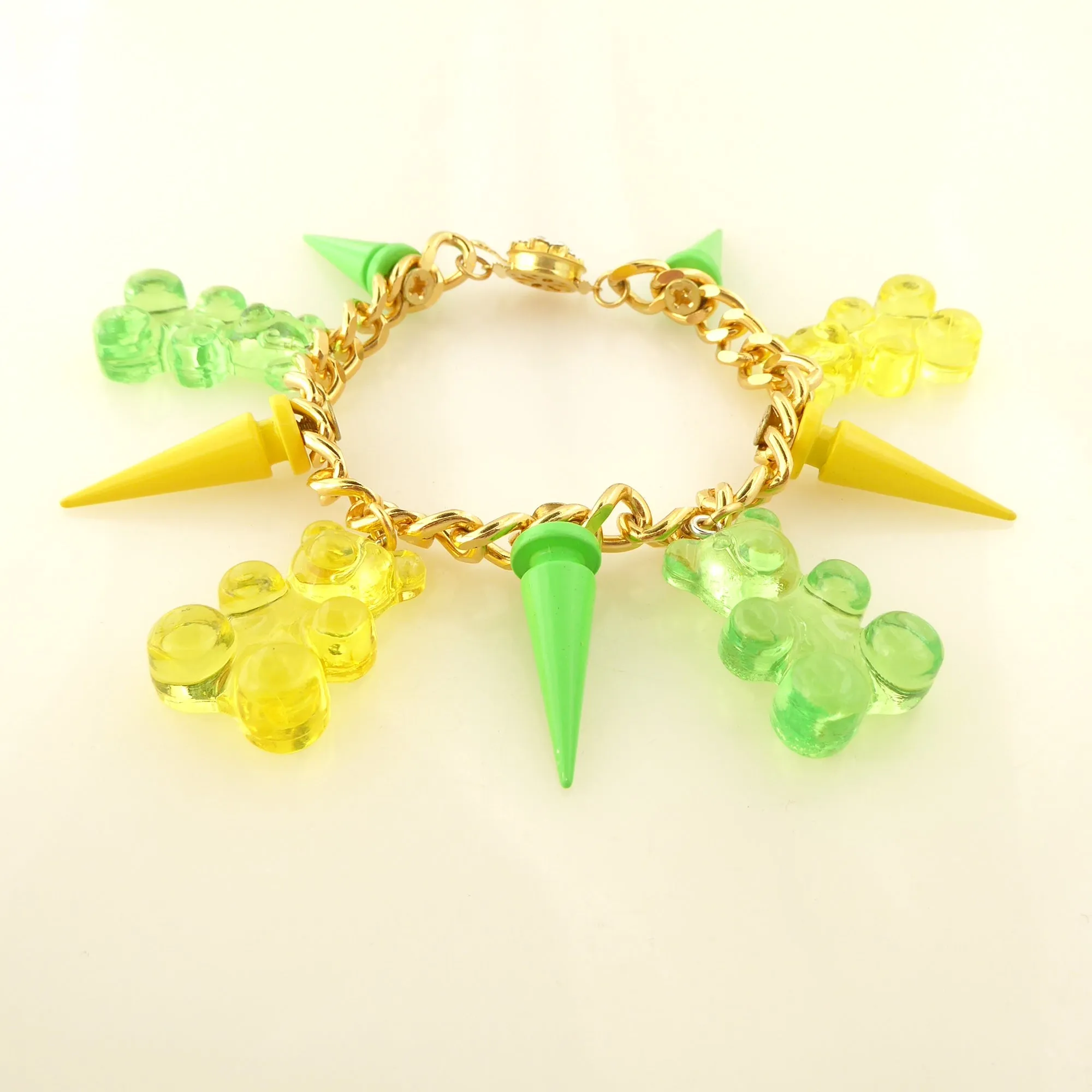 Gummy bear spike bracelet