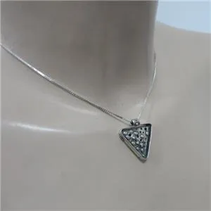 Hadar Designers Unique Modern Handmade 925 Sterling Silver Pendant Art (H) SALE