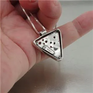 Hadar Designers Unique Modern Handmade 925 Sterling Silver Pendant Art (H) SALE