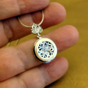 Hadar Designers White Zircon Pendant 9k Yellow Gold Sterling Silver (MS 1260)y