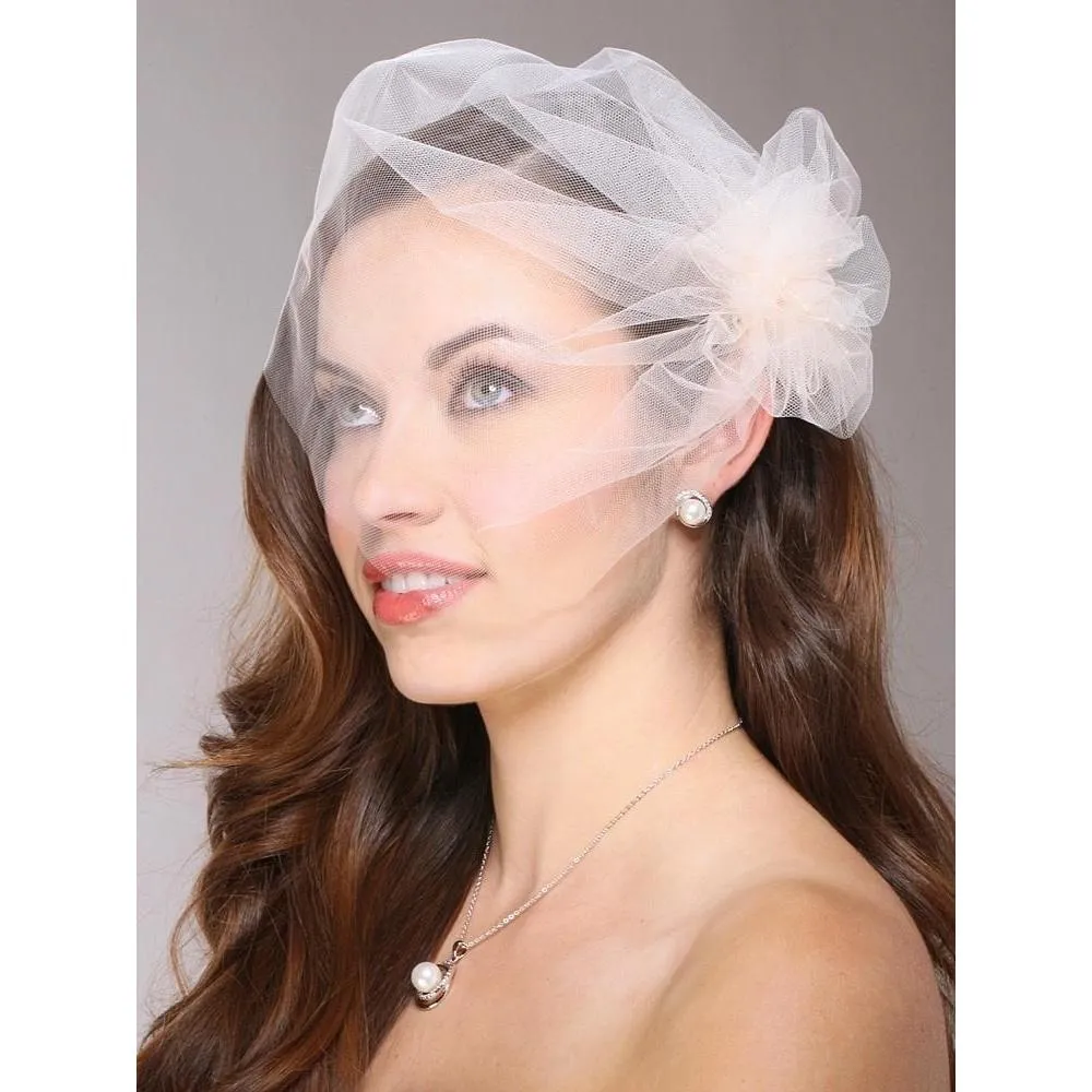 Handmade Tulle Birdcage Visor Veil