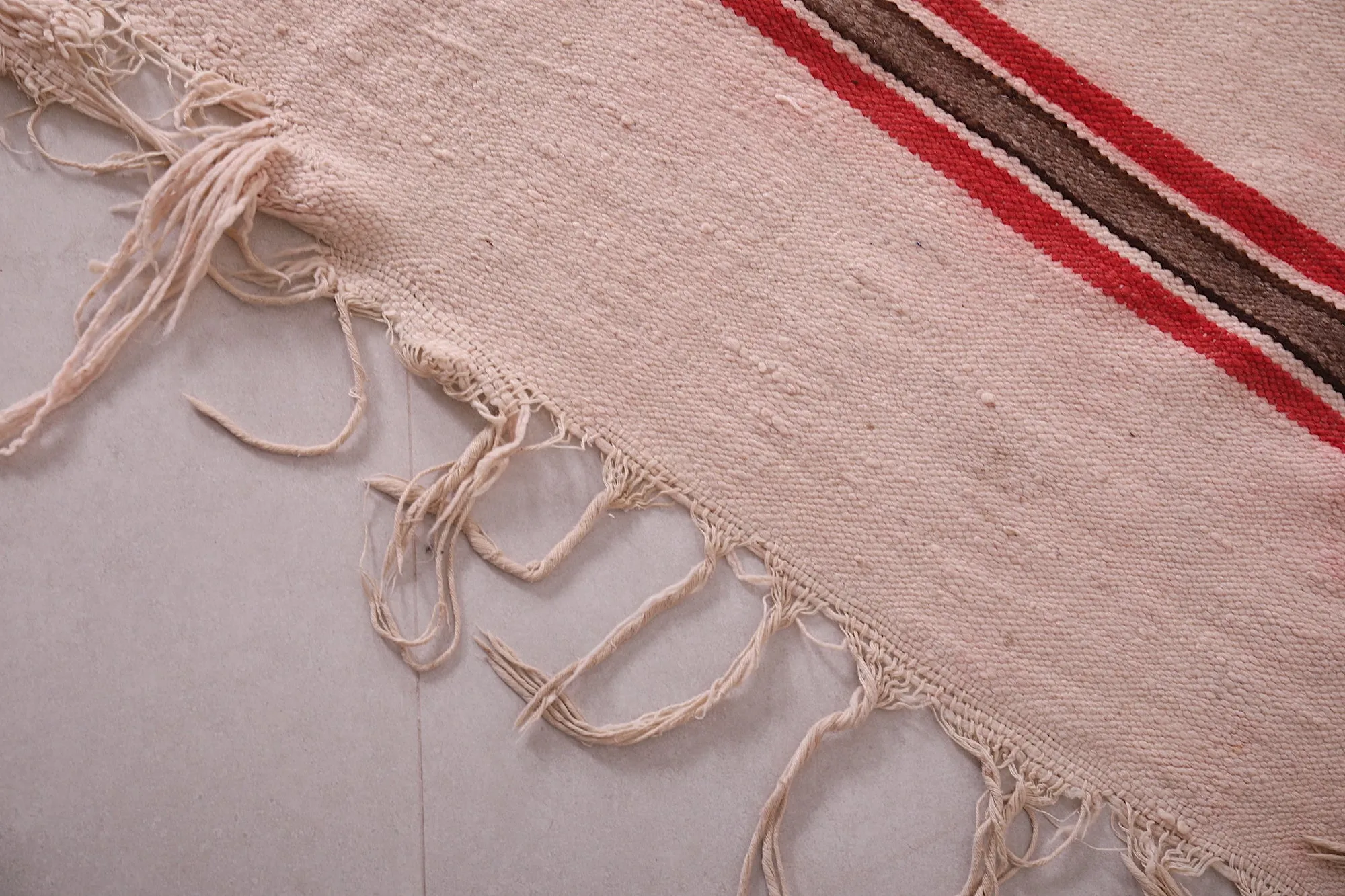 Handwoven Kilim 4.9 x 12.9 Feet – Unique Moroccan Area Rug