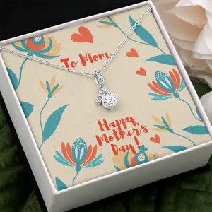 Happy Mother's Day Hearts Alluring Beauty Necklace