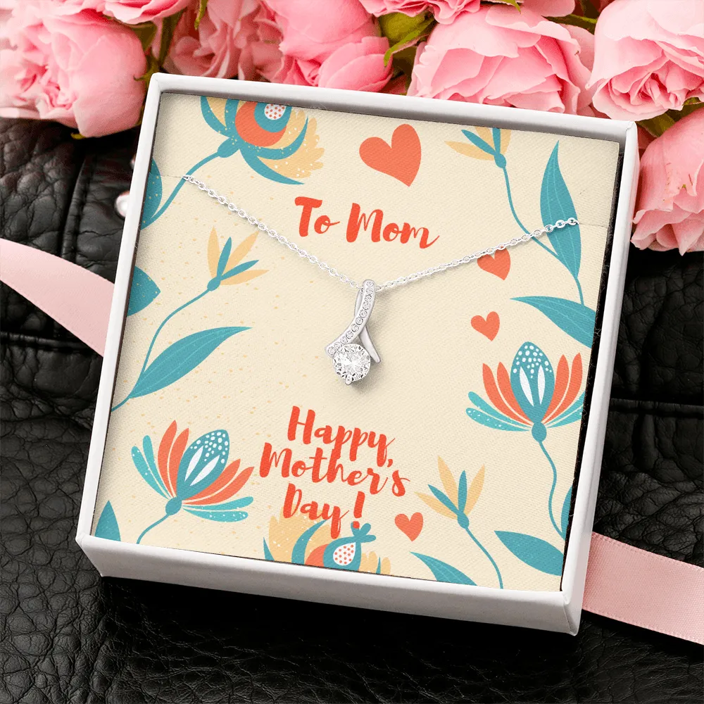 Happy Mother's Day Hearts Alluring Beauty Necklace