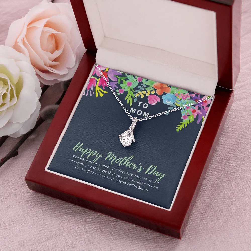 Happy Mother's Day my Wonderful Mom Alluring Beauty Necklace
