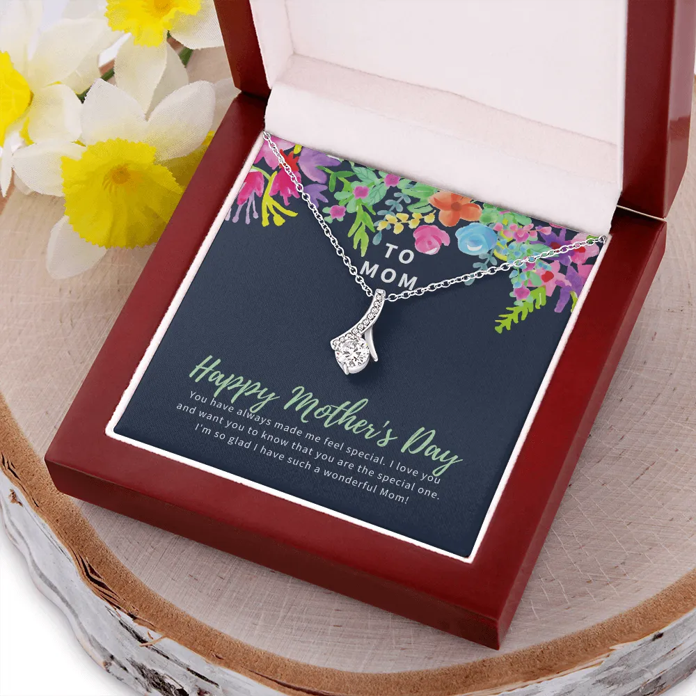 Happy Mother's Day my Wonderful Mom Alluring Beauty Necklace