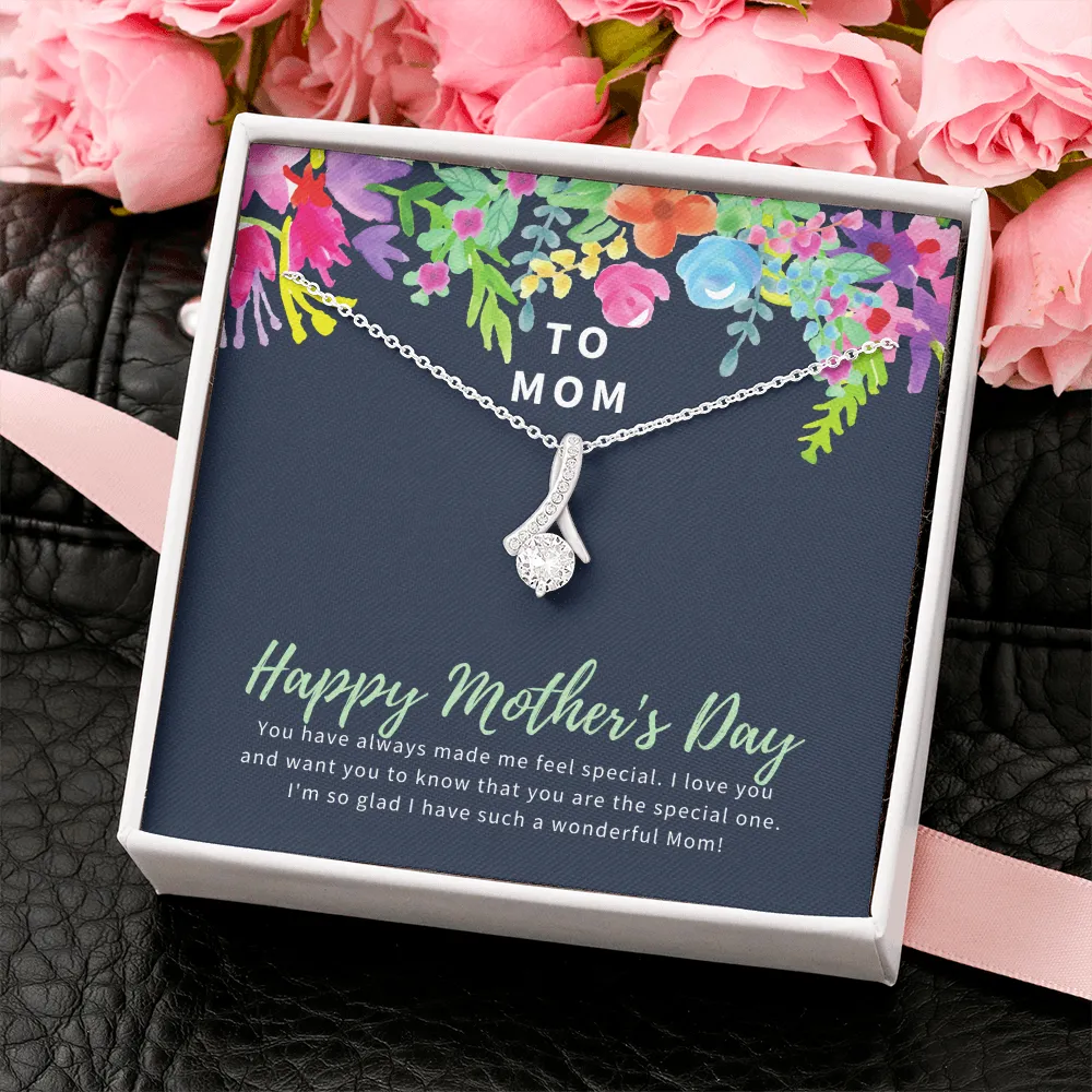 Happy Mother's Day my Wonderful Mom Alluring Beauty Necklace