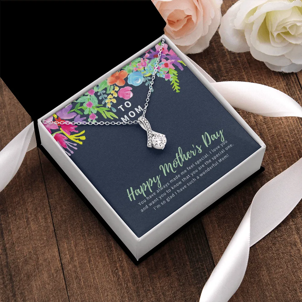 Happy Mother's Day my Wonderful Mom Alluring Beauty Necklace