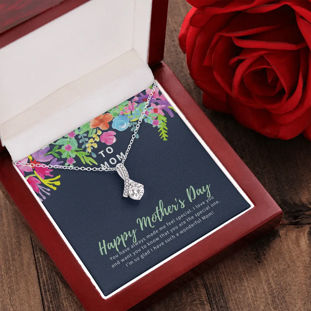 Happy Mother's Day my Wonderful Mom Alluring Beauty Necklace