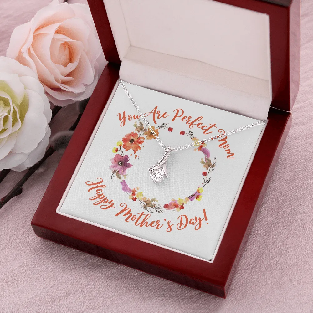 Happy Mother's Day Perfect Mom Alluring Beauty Necklace