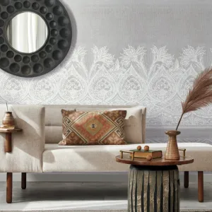 Henna Mural  Grey (per stripe)