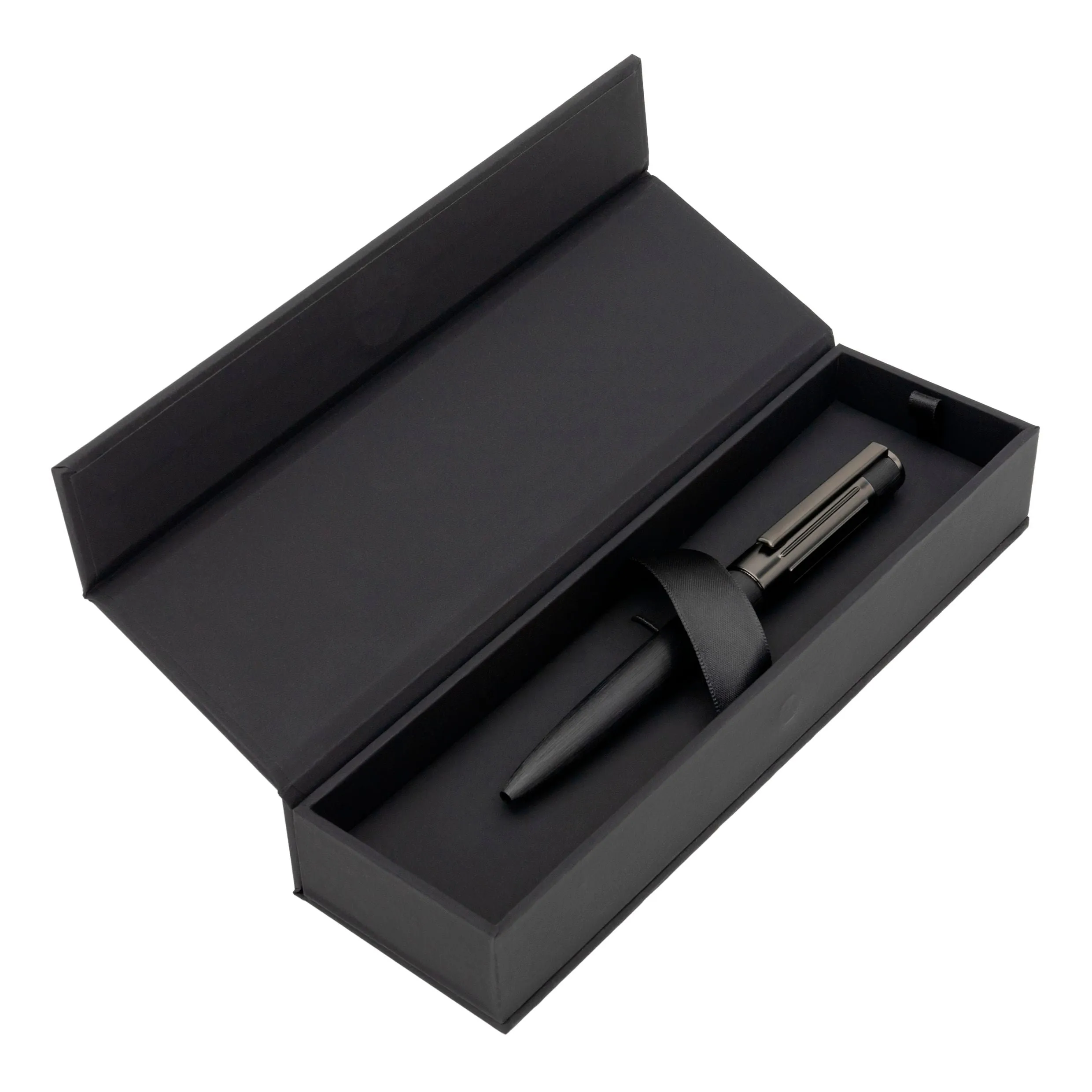 HUGO BOSS HSV3064A-Ballpoint pen Gear Ribs Black