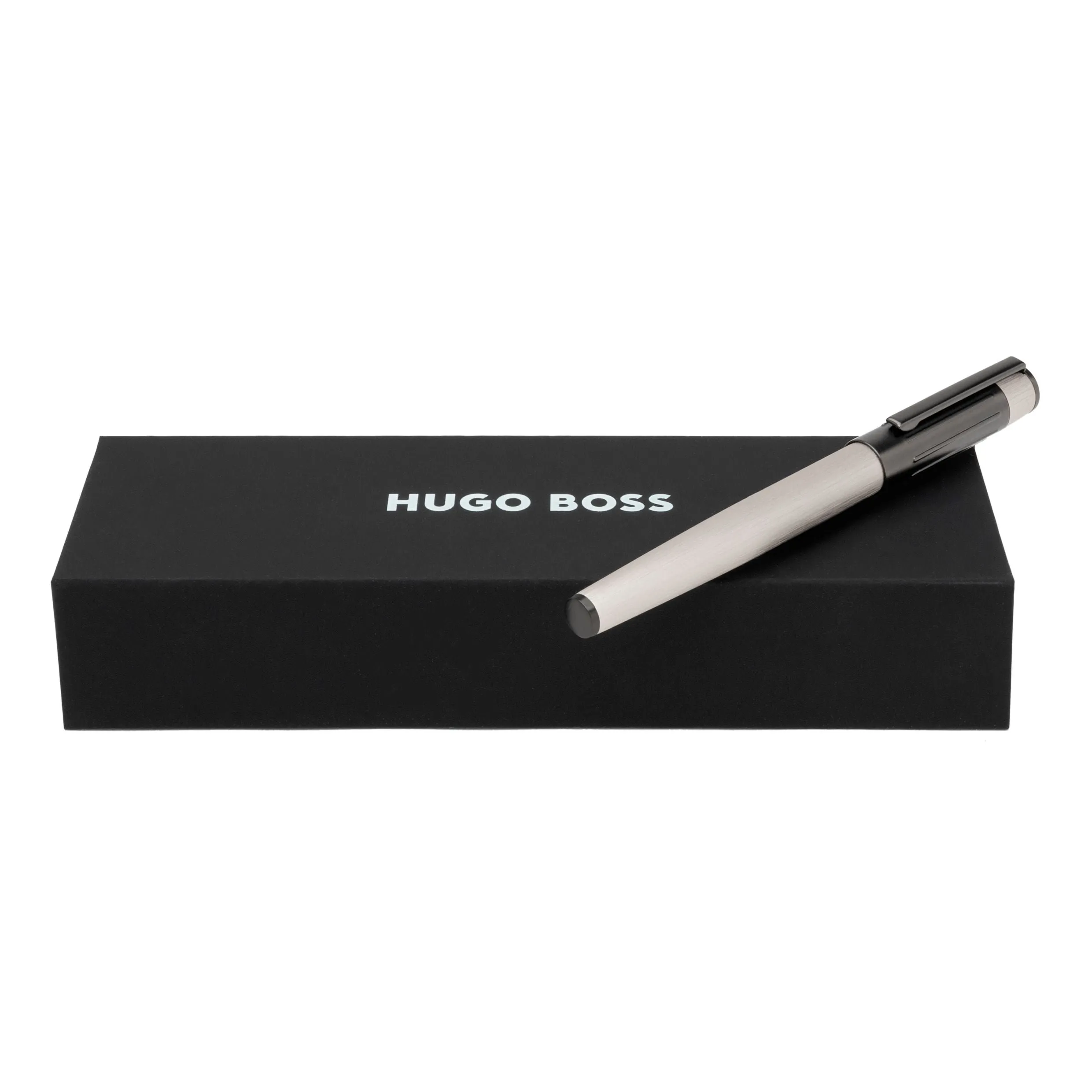 HUGO BOSS HSV3065B-Rollerball pen Gear Ribs Chrome