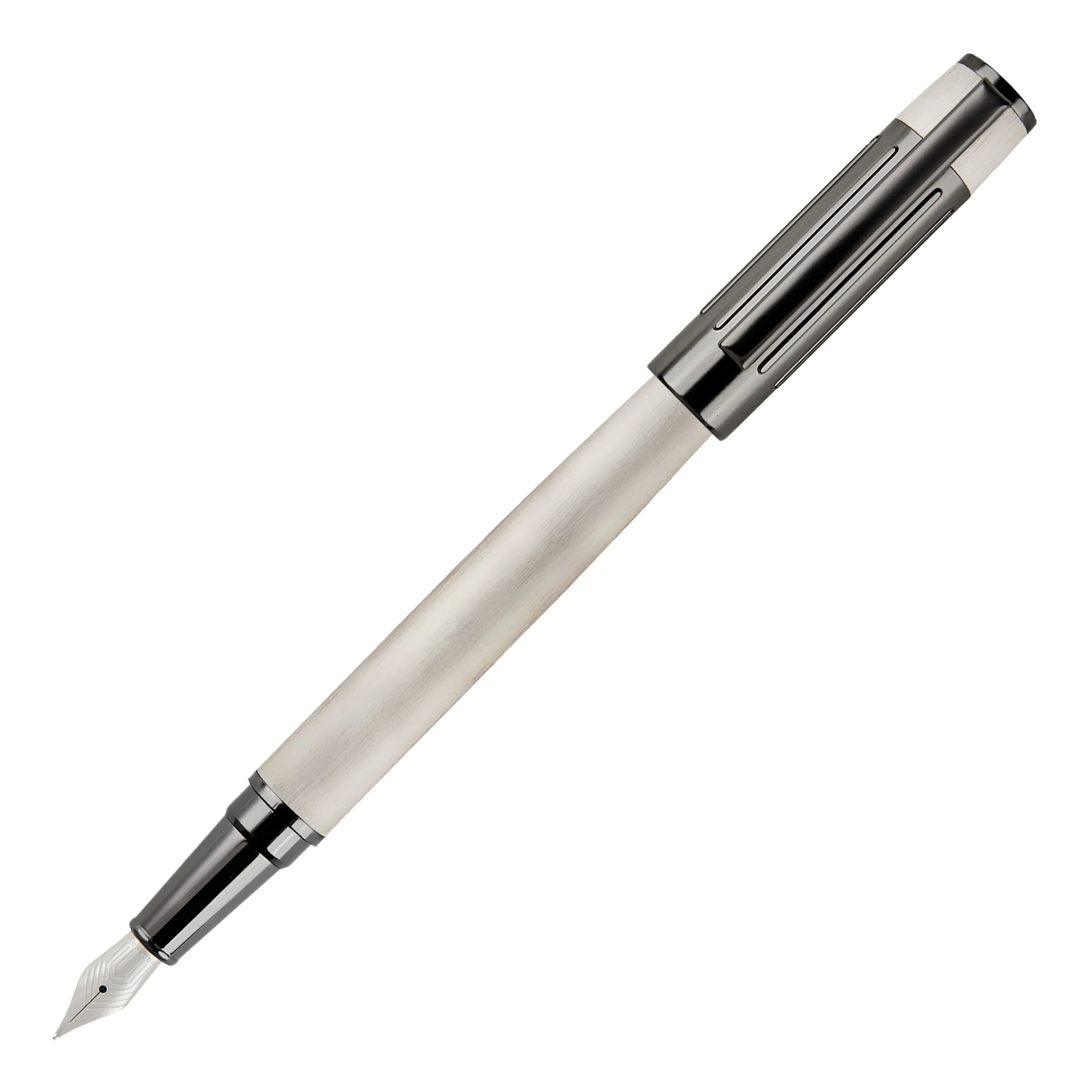 HUGO BOSS HSV3065B-Rollerball pen Gear Ribs Chrome