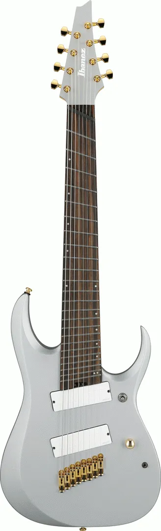 Ibanez RGDMS8 Classic Silver Matte 8 String Electric Guitar