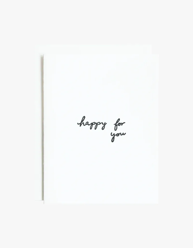 Ink Paper Crafts Happy For You Friendship Greeting Card