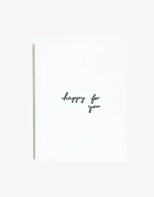 Ink Paper Crafts Happy For You Friendship Greeting Card