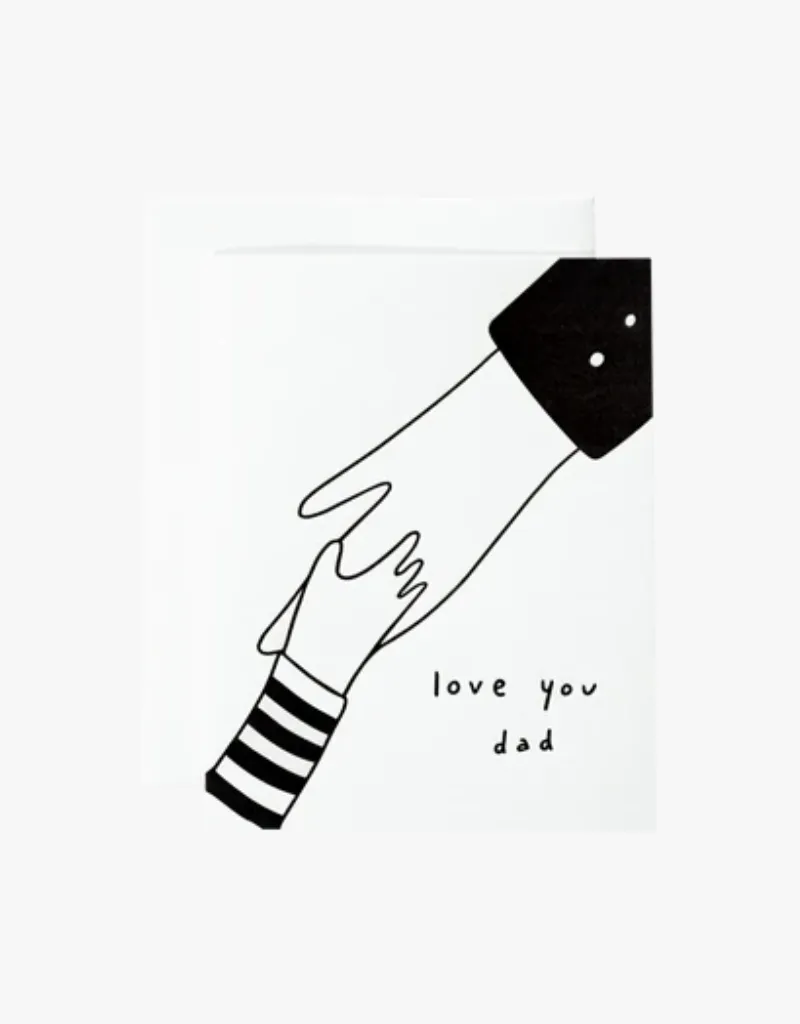 Ink Paper Crafts Love You Dad Father's Day Greeting Card