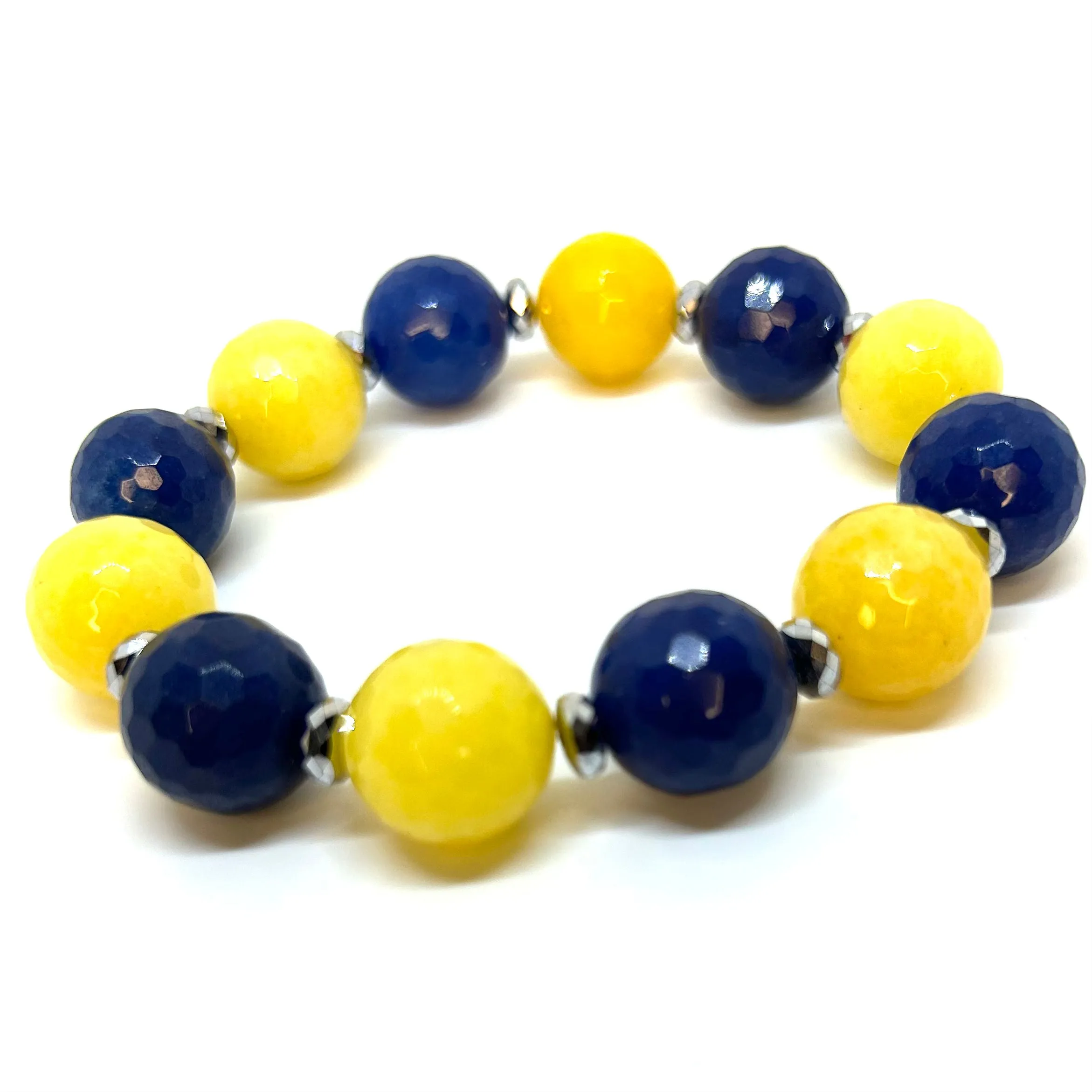 Jade Bracelet- Blueberry Lemonade