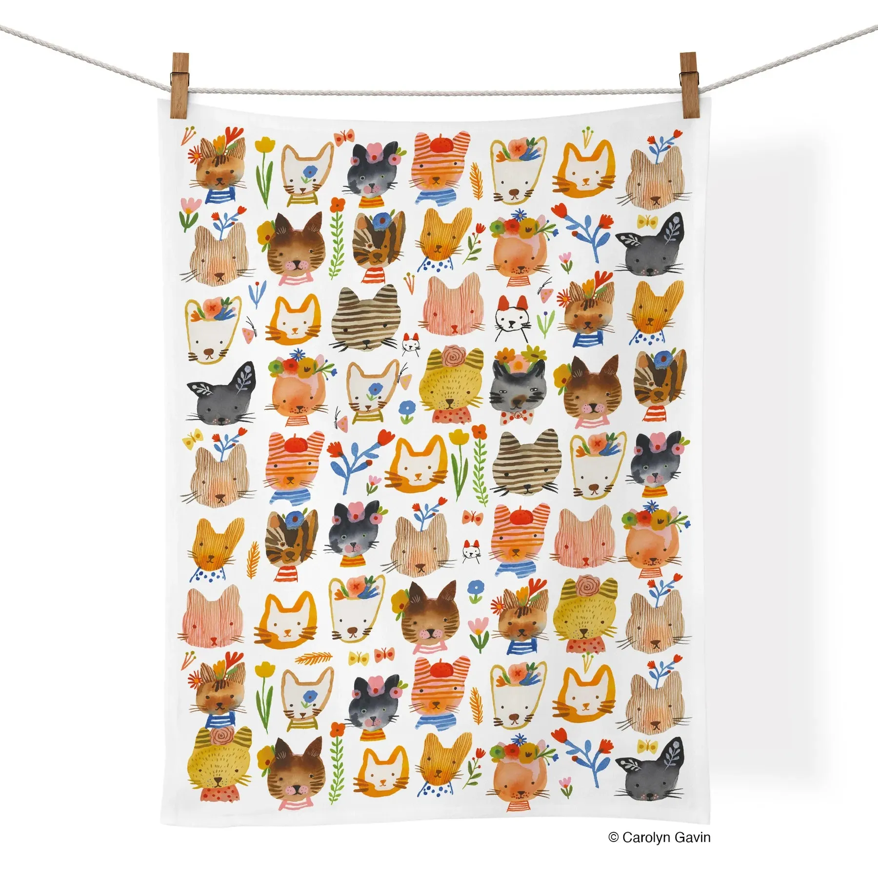 Kitty Parade 100% Cotton Kitchen Tea Towel