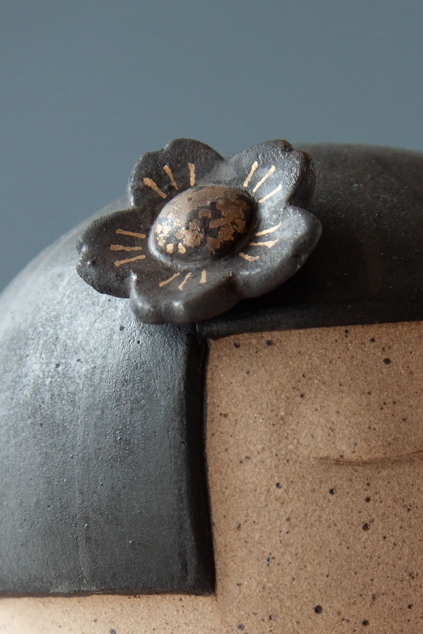 Kokeshi-Inspired Ceramic Sculpture - 14" Tall Soda-Fired Seven Treasures