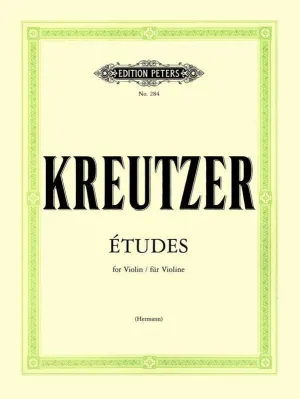 Kreutzer, 42 Studies for Violin (Peters)