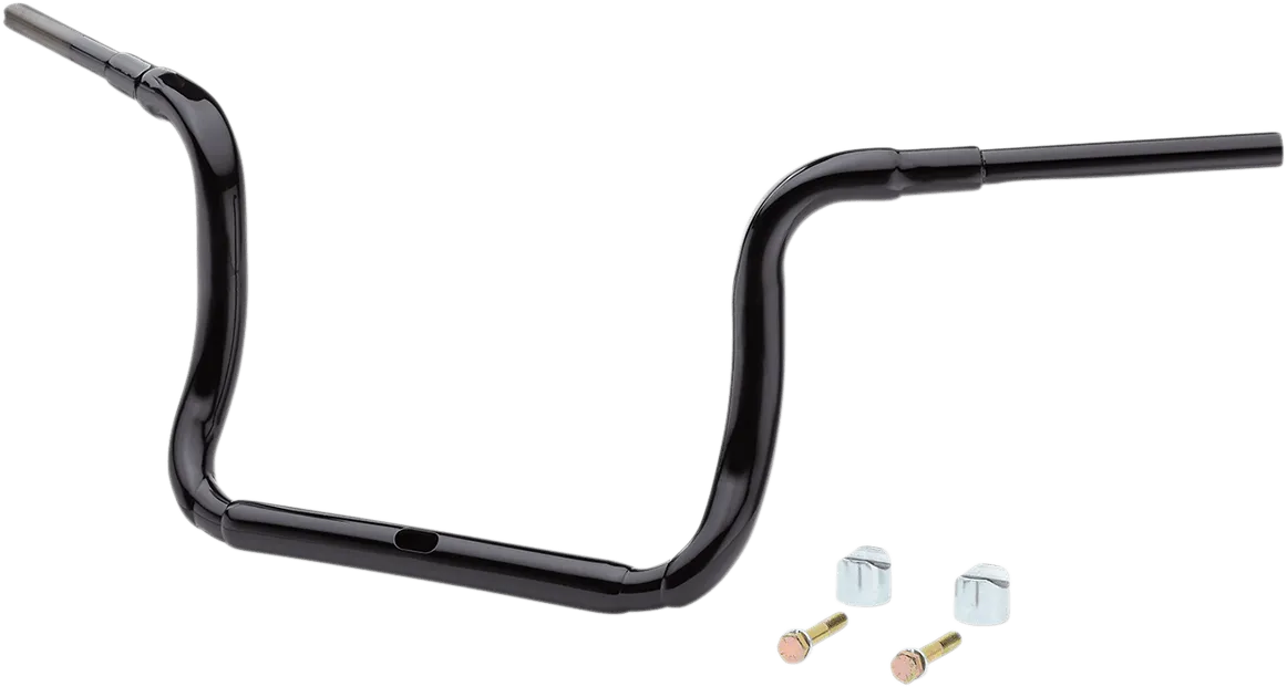LA Choppers LA-7323-12B 1-1/2in. Traditional Ape Hanger Handlebar - Black