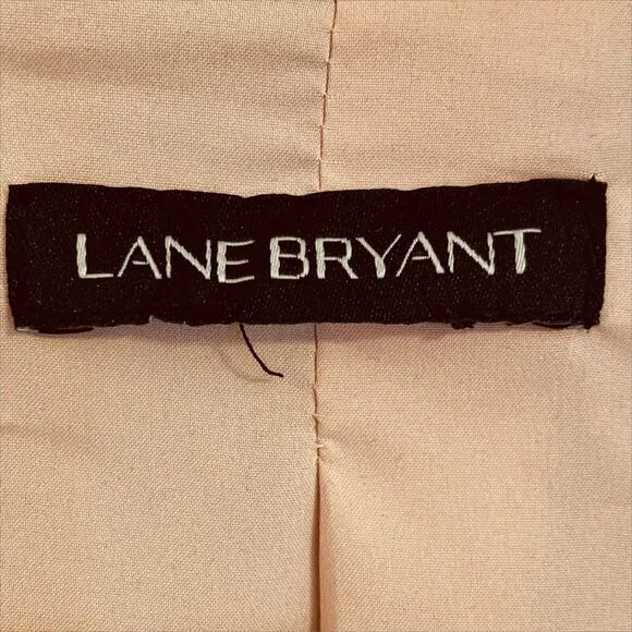 Lane Bryant All Over Sequined Jacket Size 30/32 Rose Gold / Copper - NO SIZE TAG