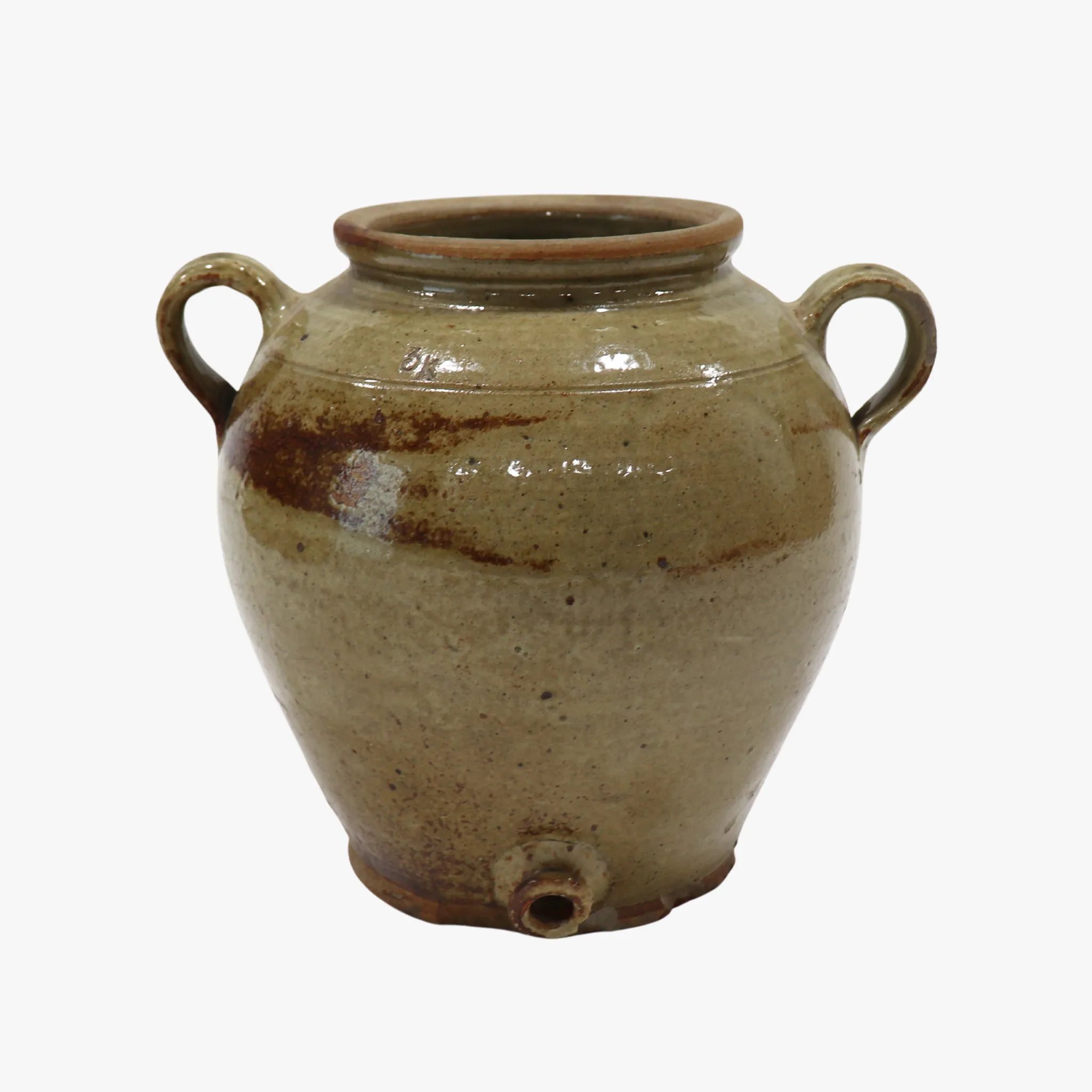 Large Antique French Pottery
