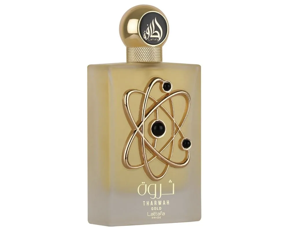 Lattafa Tharwah Gold Eau de Parfum: Embrace Luxurious Opulence